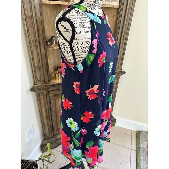 Betsey Johnson Halter Neck Floral Print Dress - Flowy - Picture 7 of 11